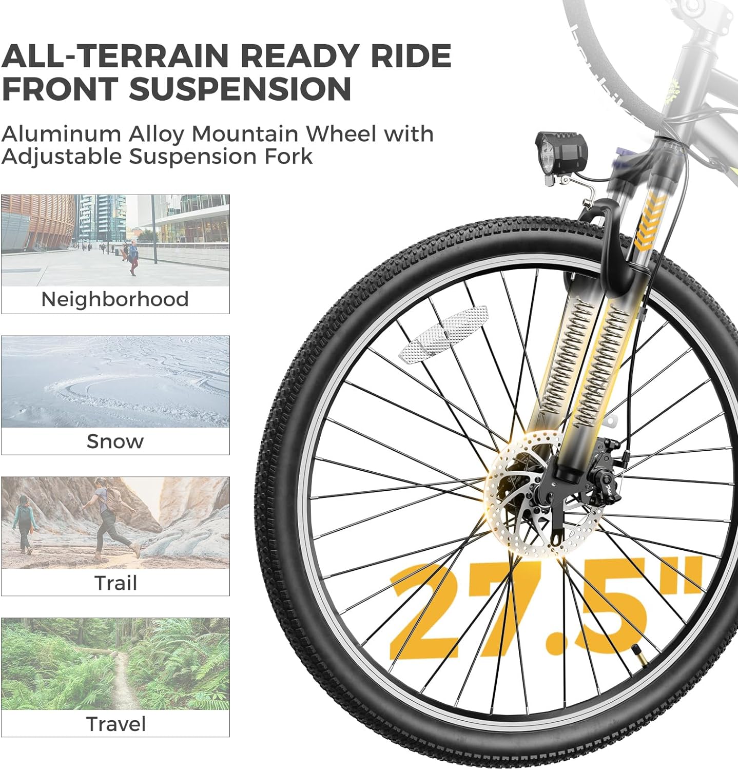 Heybike Race Max Electric Bike for Adults with 750W Peak Motor, 28mph Max Speed, 600WH Removable Battery Ebike, 27.5 Electric Mountain Bike with 7-Speed and Front Suspension