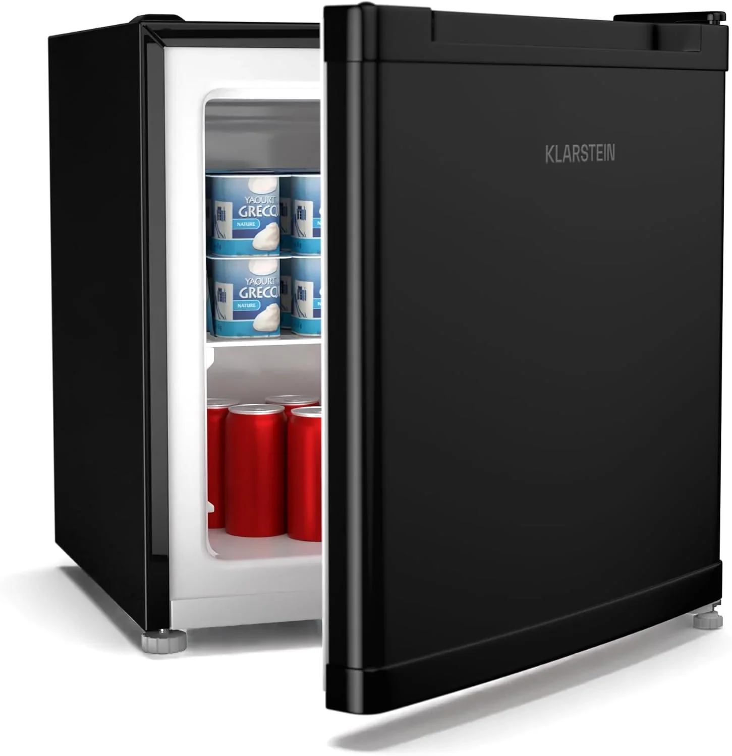KLARSTEIN Irene Mini Nevera, 31L Nevera/Congelador Compacto Con Temperatura Ajustable -24°C A 10°C, Eficiente Energéticamente, Silencioso 38 Db Para Dormitorios & Espacios Pequeños
