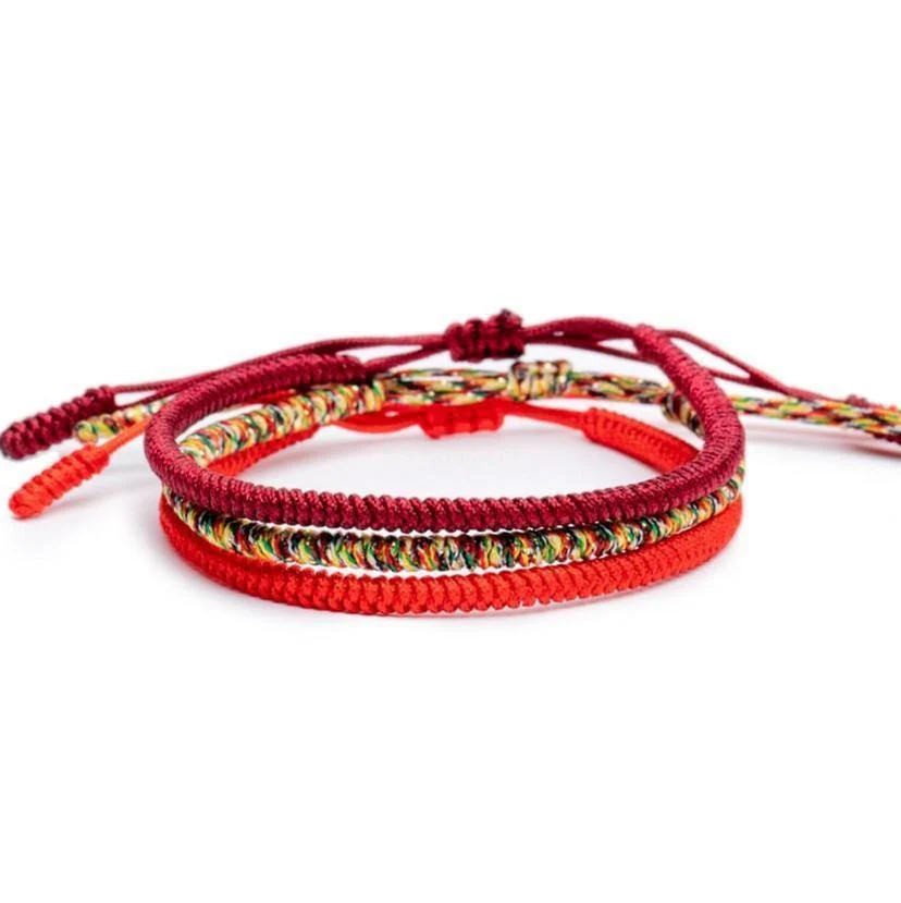 Tibetaanse Geluksarmband - Handgemaakt & Gezegend door Monniken