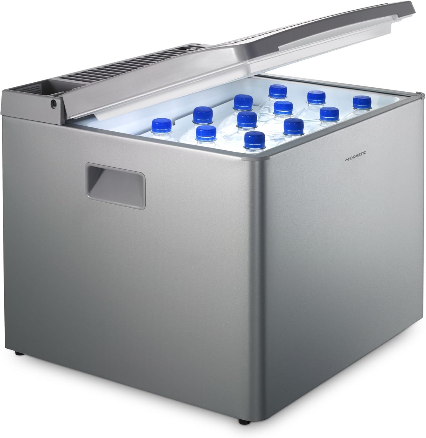 Dometic CombiCool RC 1200 EGP - silent, electrical absorber cooler with gas connection 50 mbar, 40 liters, 12 V and 230 V for car, truck and socket