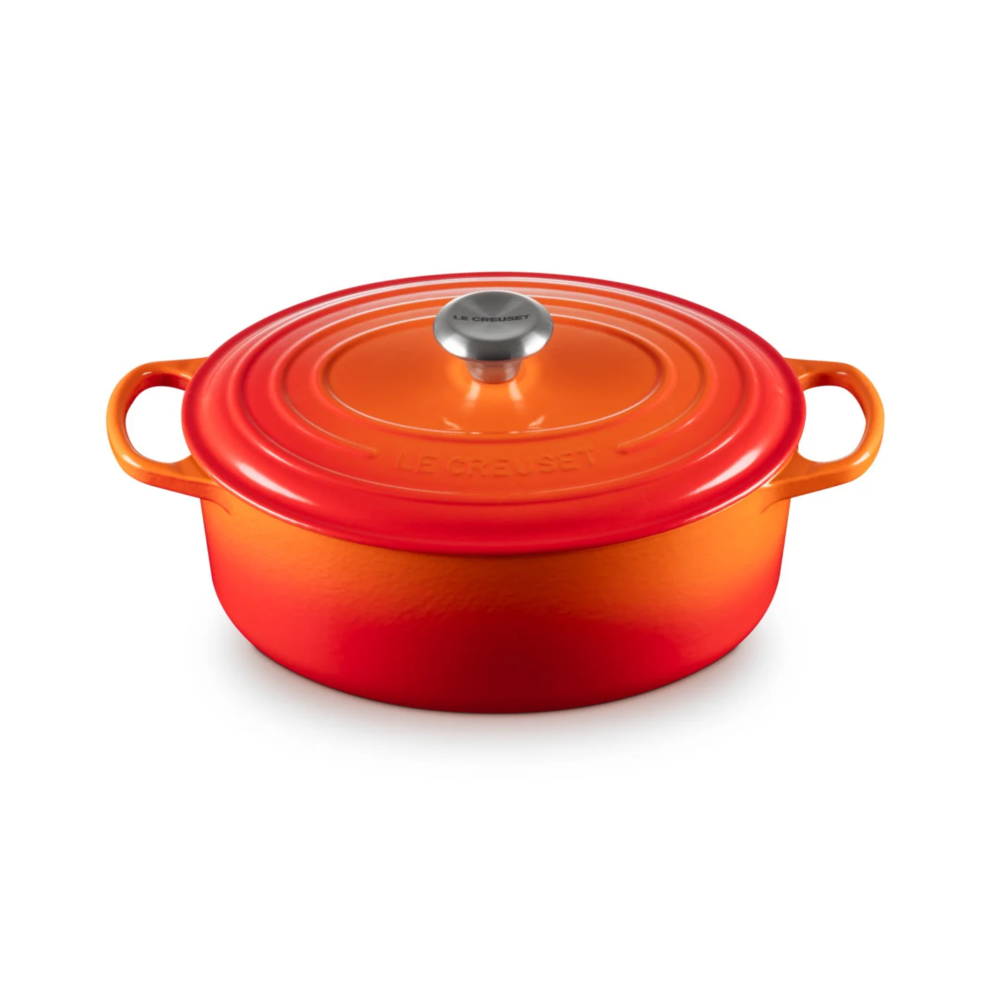 Le Creuset Pfanne Signature Gusseisen-Bräter, 31cm, oval