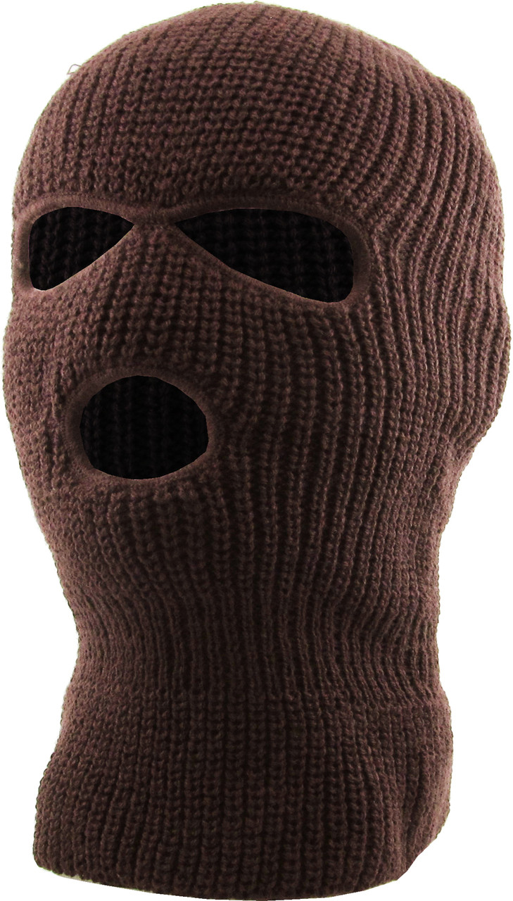 Brown Ski Face Mask Thief Mask Sheisty Mask  - 3061B