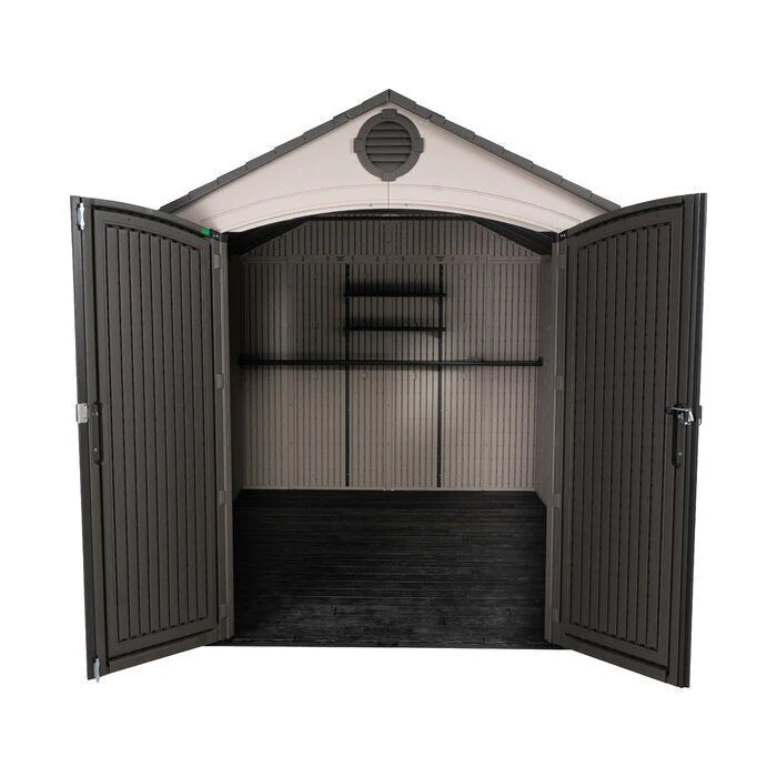 8 ft. W x 12.5 ft. D Plastic Storage Shed