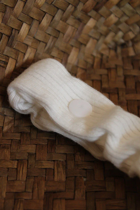 Chupetero Fruncido Canal�� Blanco