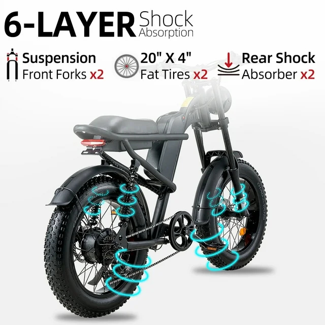 Ridingtimes Z8 Snow Ebikes for Adults, 20