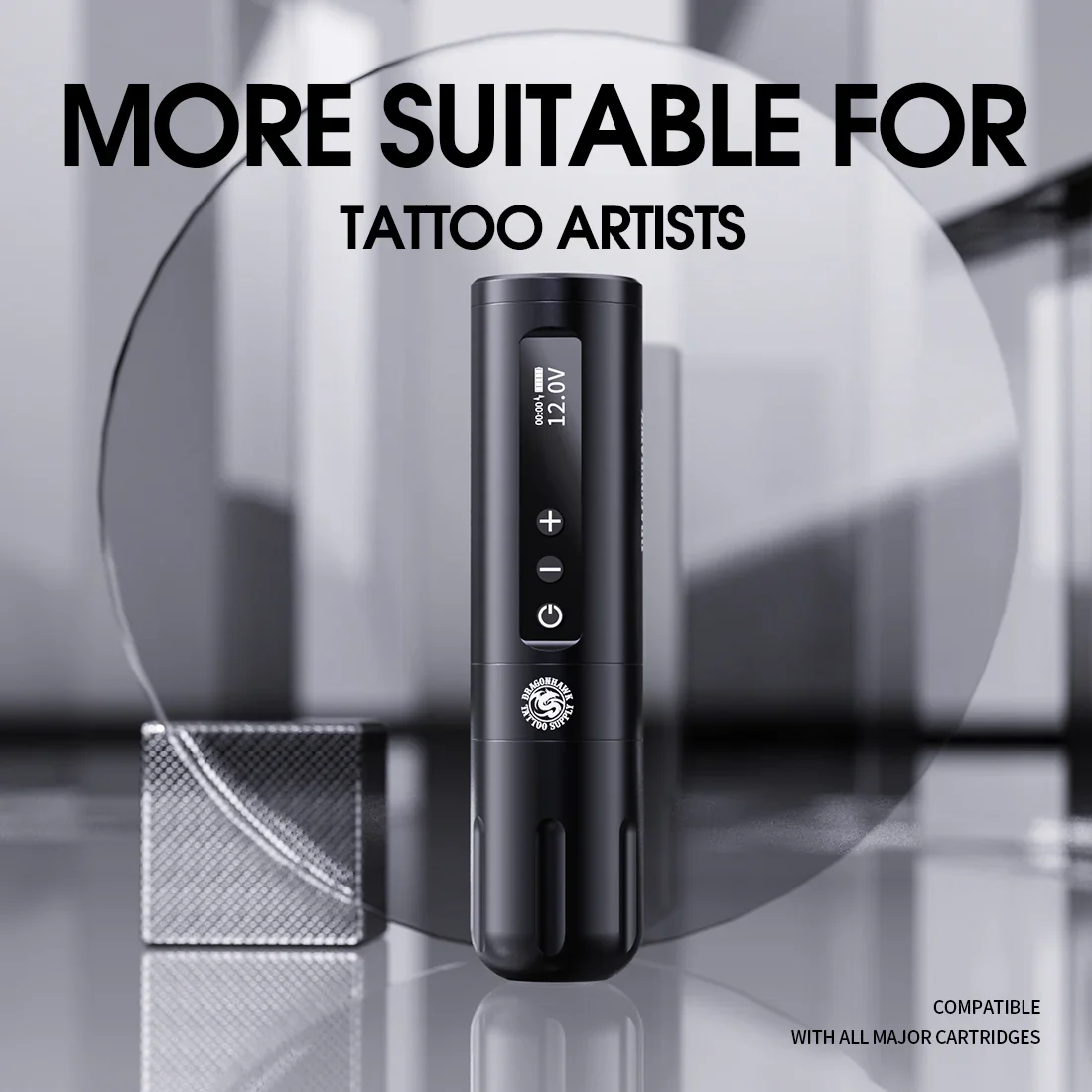 Kit para Principiantes Dragonhawk X10 Bolígrafo de Tatuaje Inalámbrico con Carrera de 3.5MM