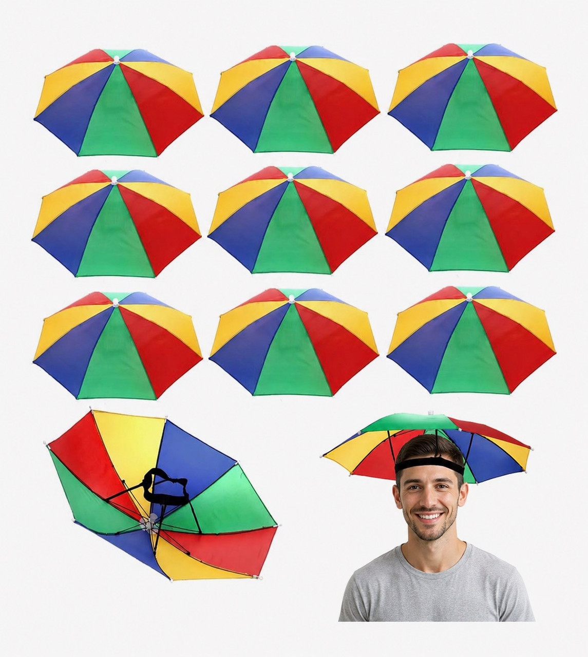 Umbrella Hat Multi Color  1516