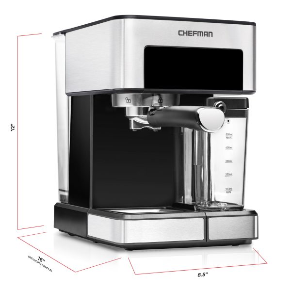 1.8L Barista Pro Espresso Machine, Stainless Steel