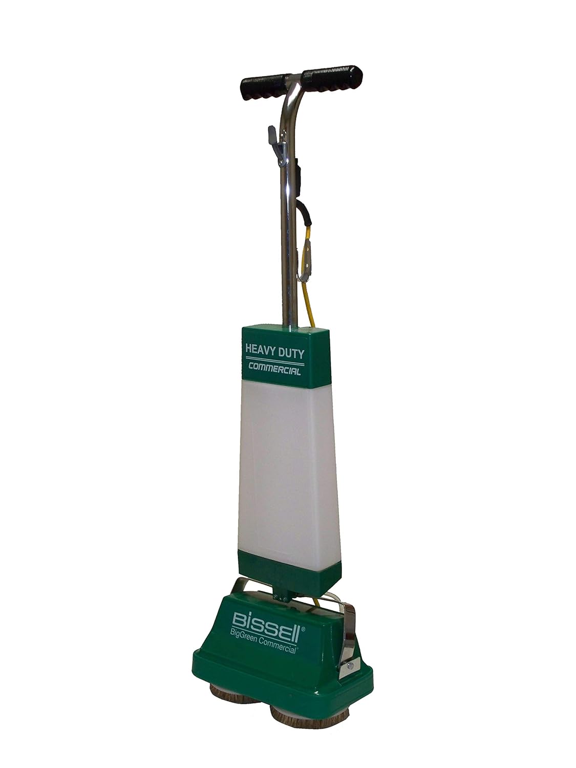 BISSELL BigGreen BGFS5000 Portable Floor Scrubber & Polisher, 12′′ Cleaning Path, 4.2 Amp Motor, White/Green