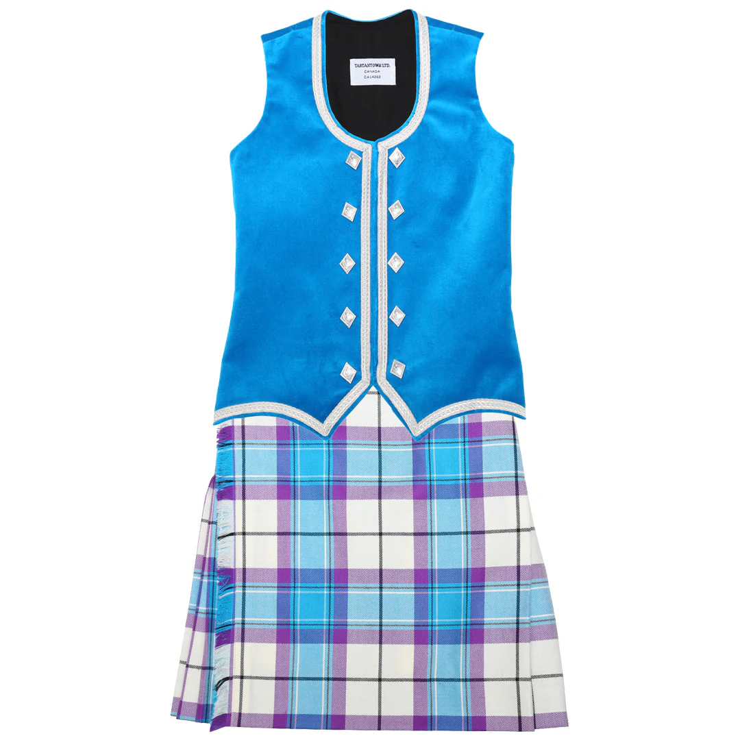 Tartan - Dress Turquoise Kerr