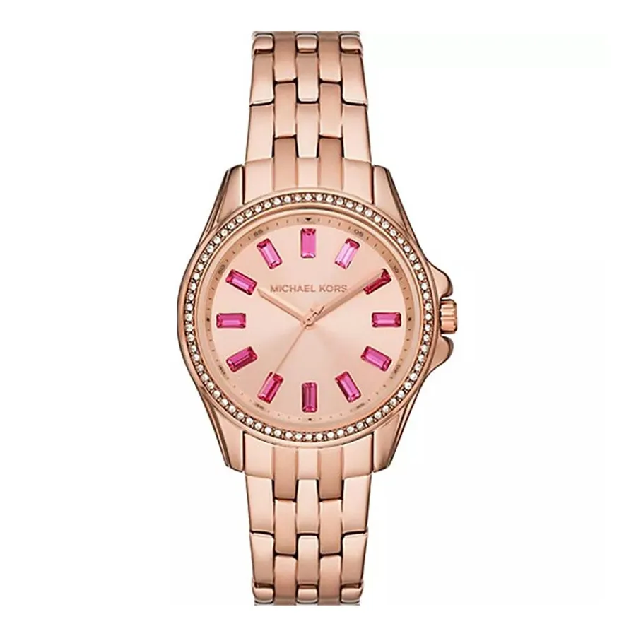Michael Kors Mini Pilot Pavé Rose Gold Women's Watch - MK7367