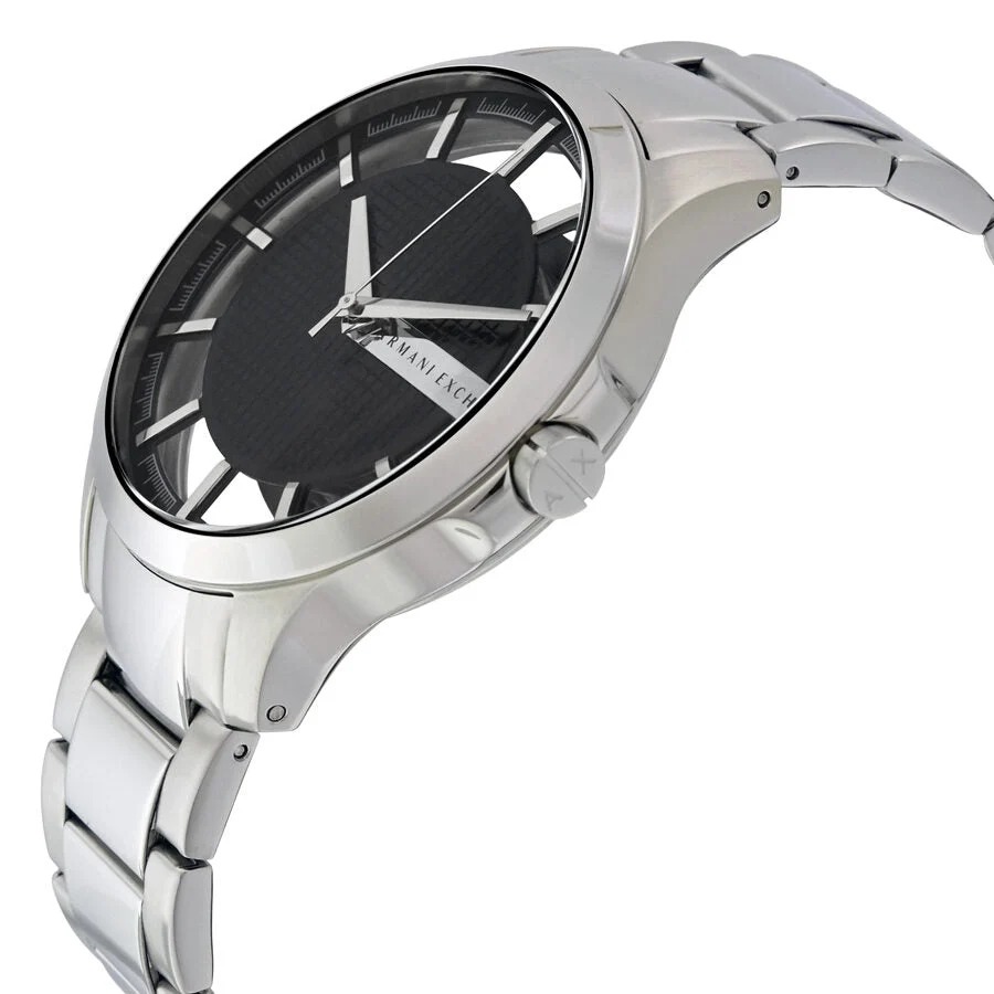 Armani Exchange Hampton Chronograph Silver Steel Strap Men's Watch AX2179