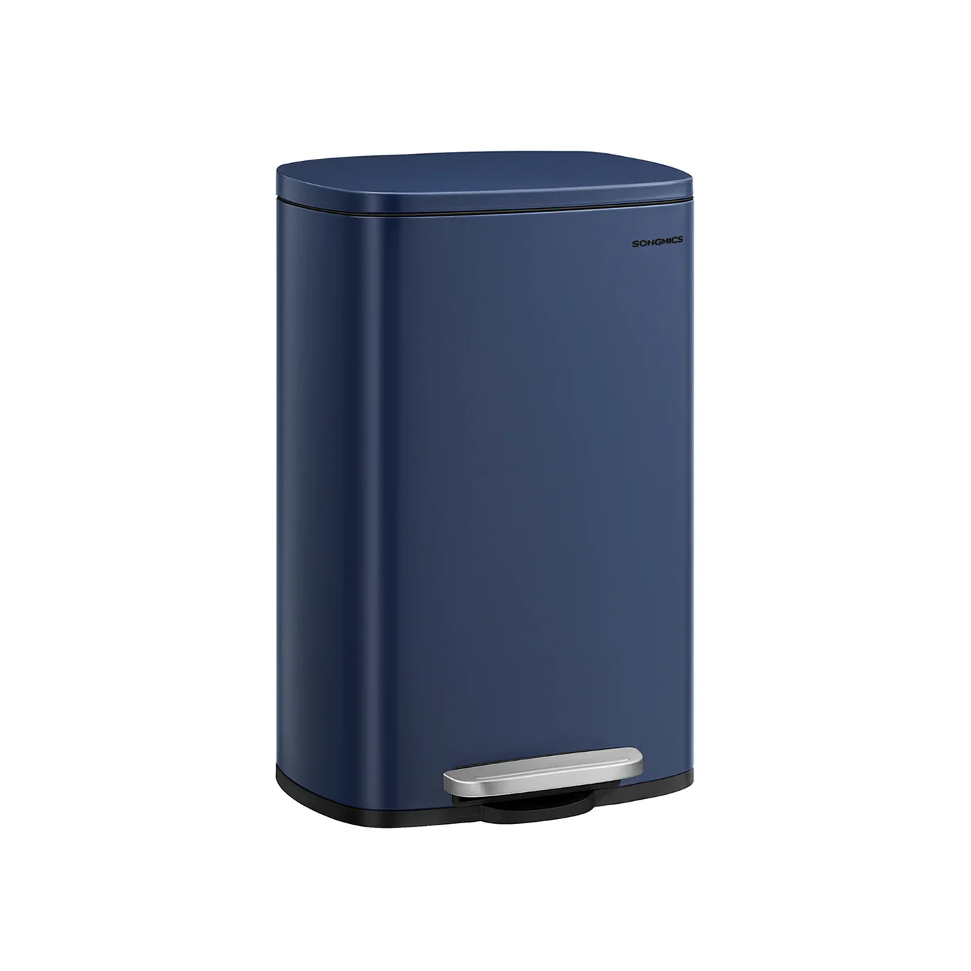 Cubo de Basura Basurero para Cocina Cierre Suave Pedal Acero Cubeta Interior