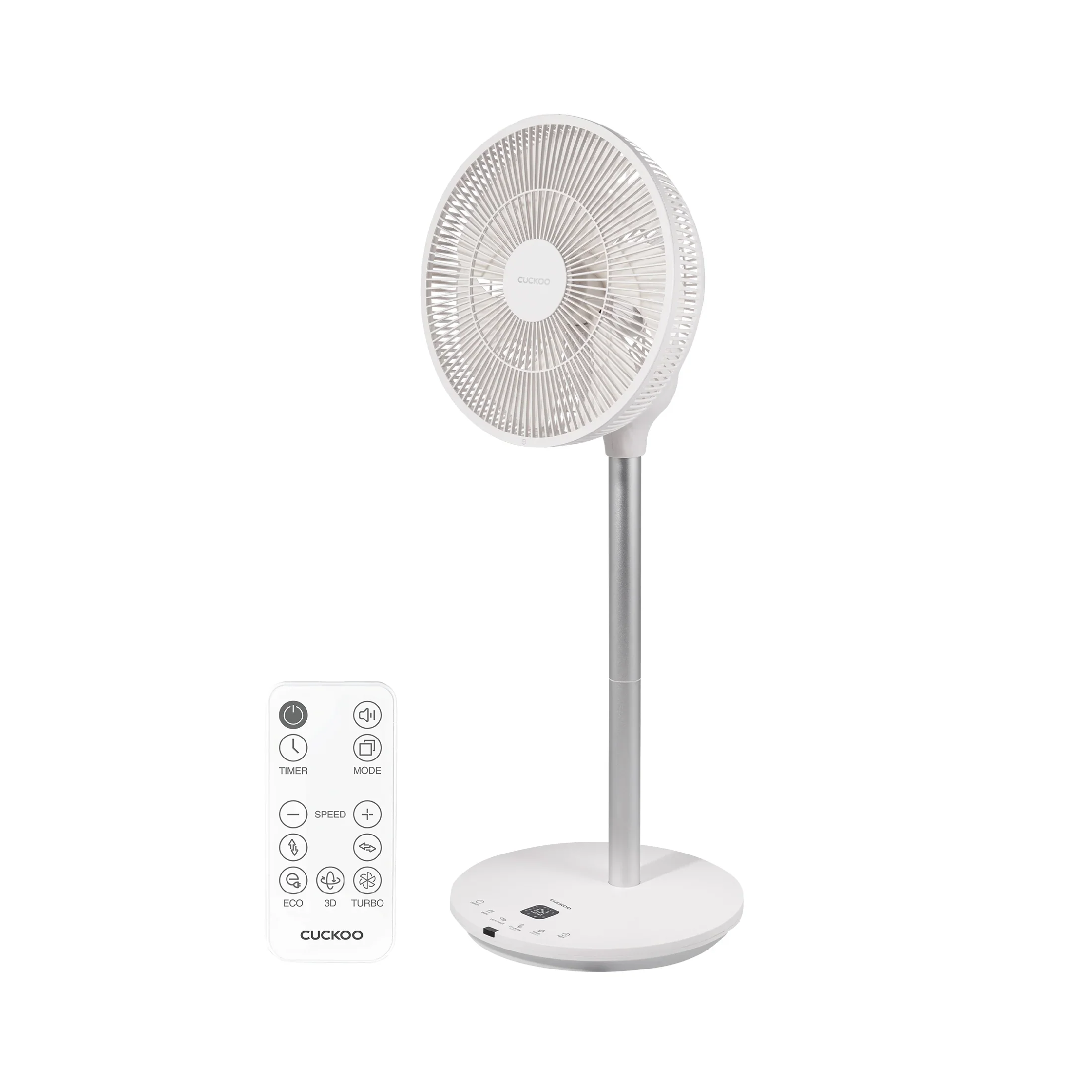 2025 Ventilador Circulador de Aire Rotativo 360° (CF-AC1410WH), Ventilador de Pie con 12 Velocidades