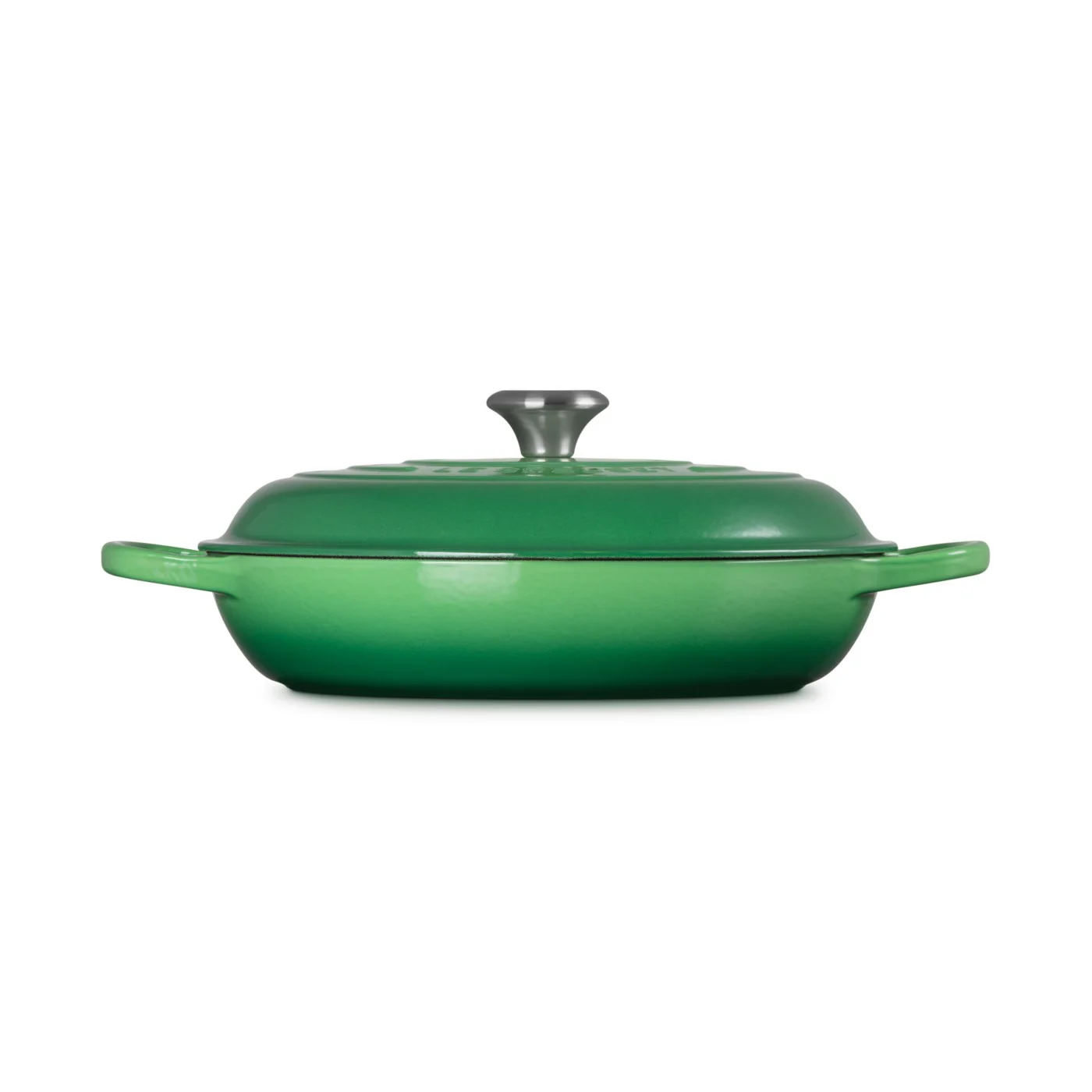 Le Creuset Pfanne Signature Gusseisen-Gourmet-Topf, Ø 30cm, grün