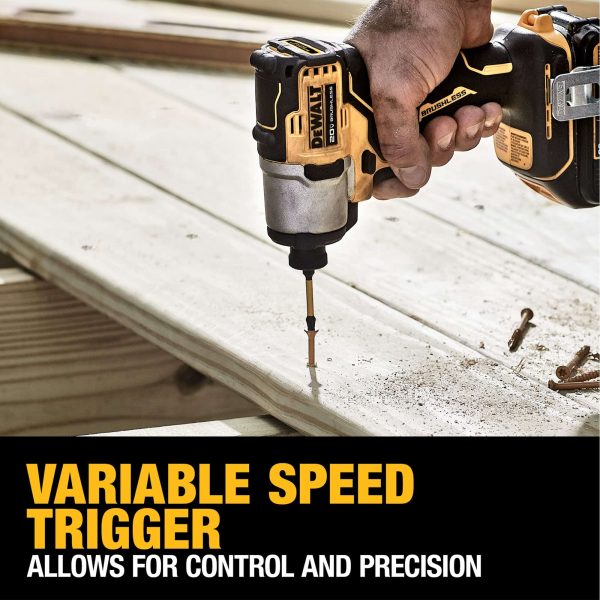 20V Max 20-volt Max Brushless Impact Driver (1-Battery Included, Charger Included and Soft Bag included)
