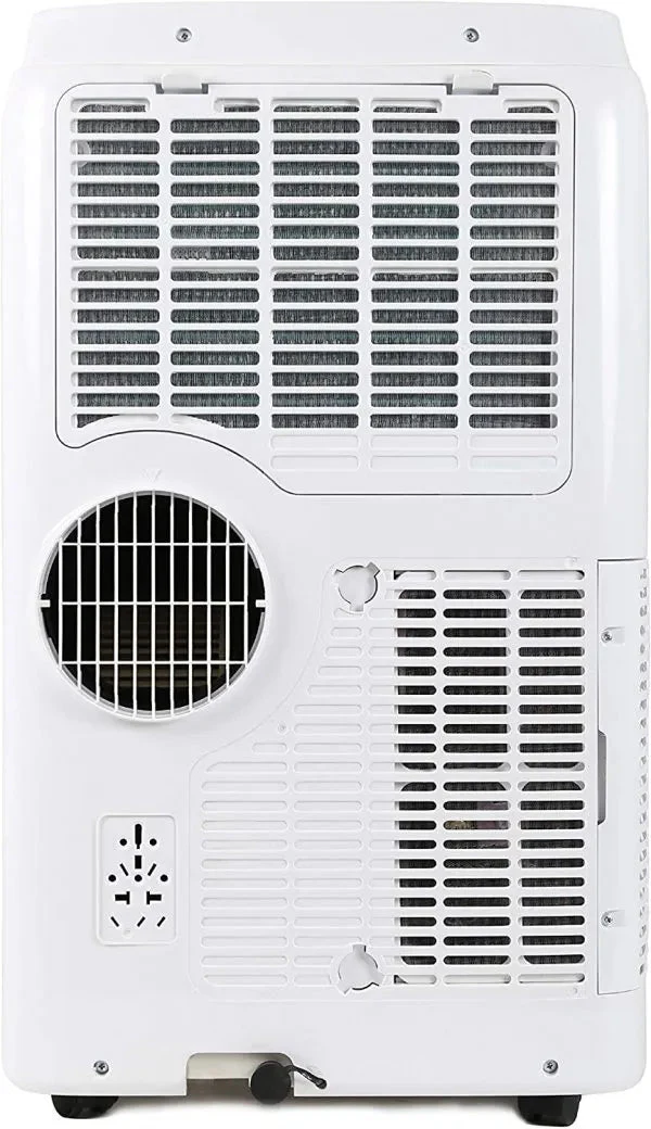 Condizionatore d'aria portatile da 14.000 BTU con riscaldamento e telecomando, bianco