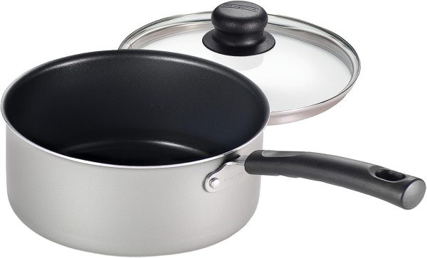15 pc Aluminum Nonstick Cookware Set with Utensils Silver, 80143/035DS