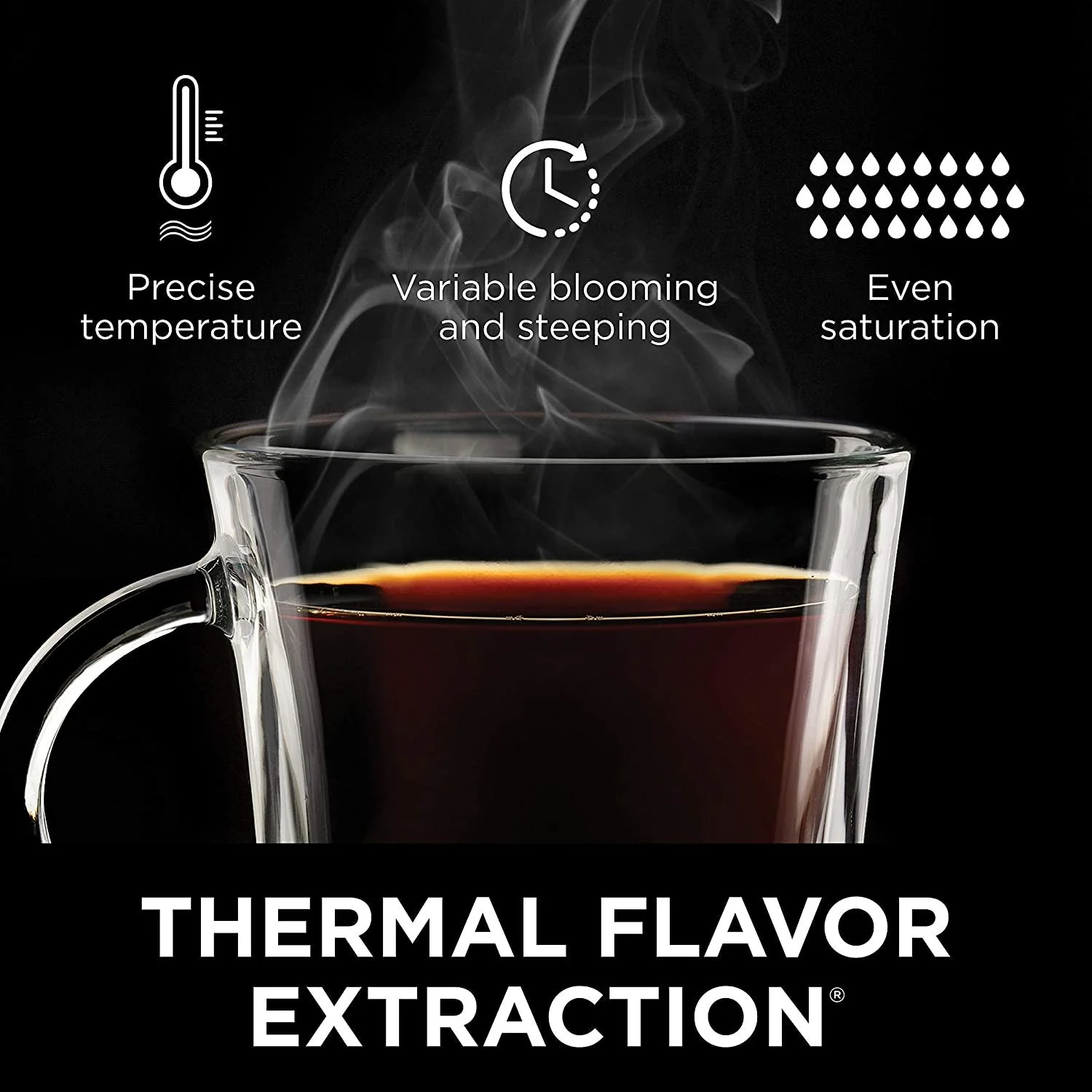 2025 Sistema de Preparación de Café y Té Ninja Hot & Cold Brewed, con Tecnología Auto-iQ y Jarra de Vidrio
