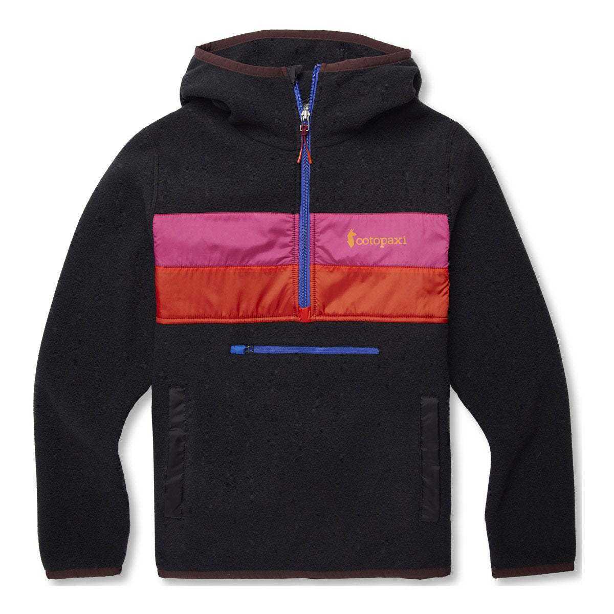 Teca Fleece Hooded Half-Zip Jacket M