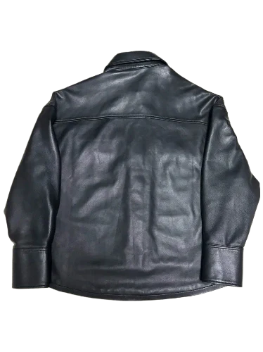 Shirt Style Chrome Hearts Leather Jacket
