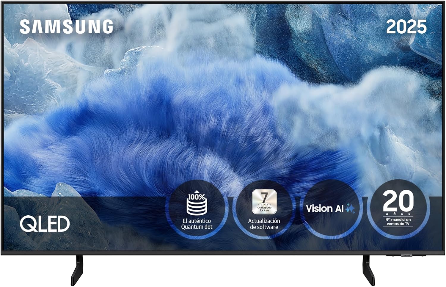 Samsung TV 43 Pulgadas QLED Q8F 4K Smart TV con Vision AI, 100% Volumen de Color con Quantum Dot, el auténtico Quantum Dot y Motion Xcelerator