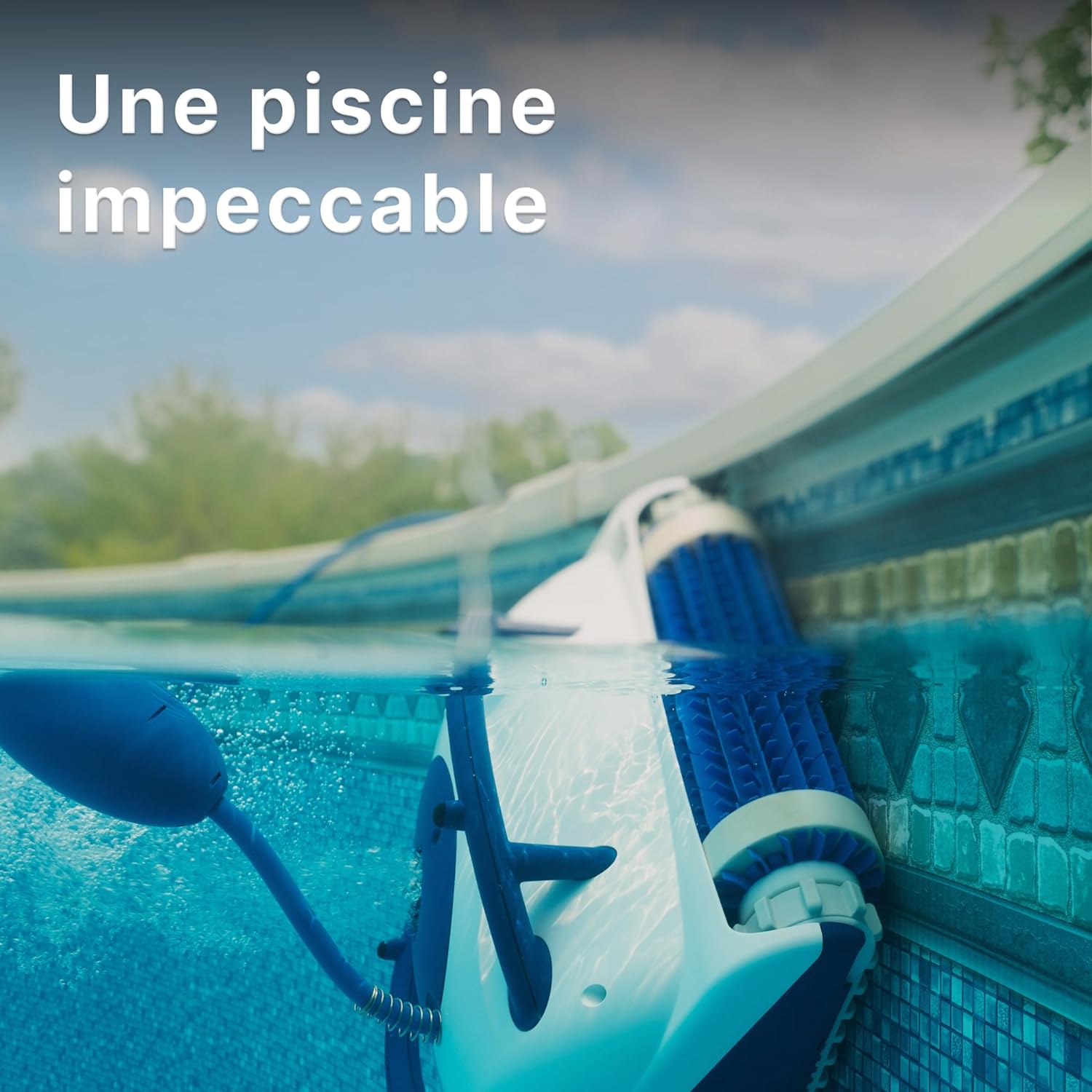 Dolphin Pool UP Robot Electric Pool Cleaner - Wall Cleaning, Above Ground Pools up to 8 meters in Length