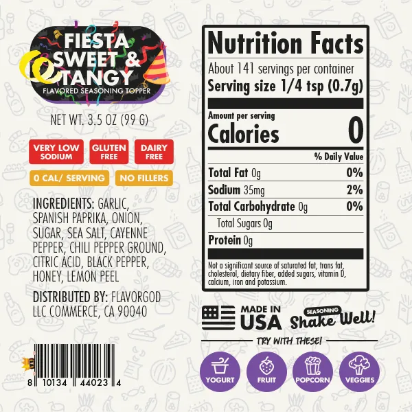 Fiesta Sweet & Tangy Topper