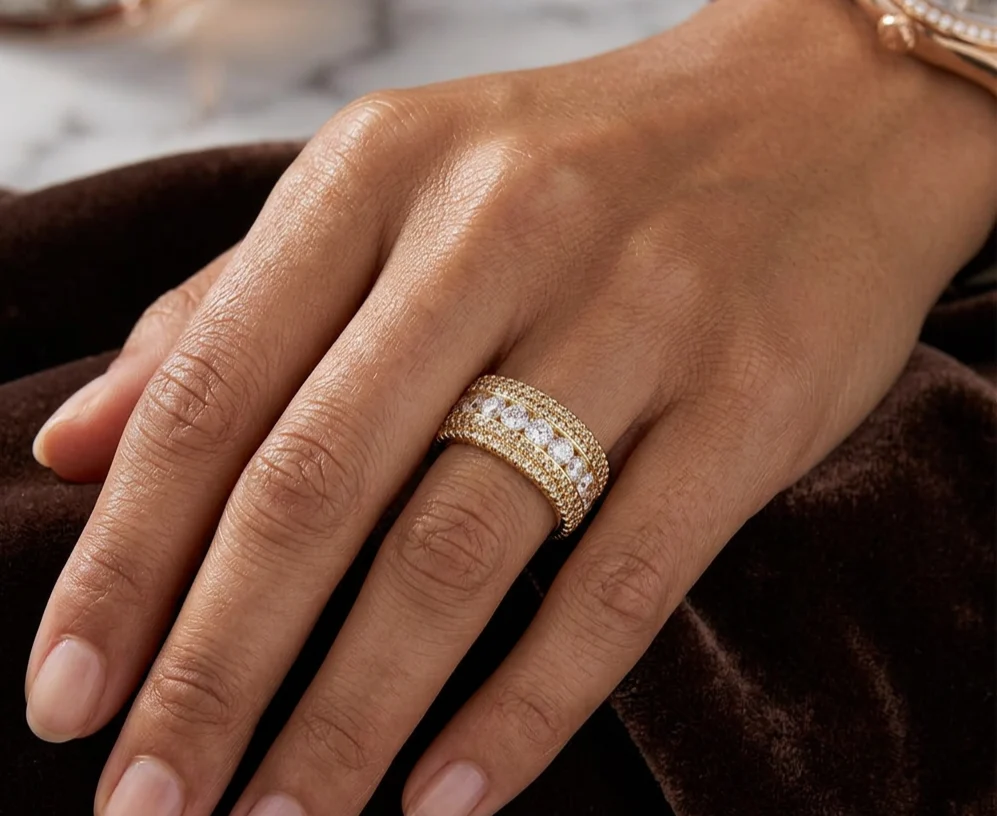 Big Daddy Rover Iced Out Diamond Ring