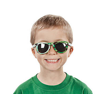 Kids Camoflauge Sunglasses 12 PACK Party Favor Quality Ages 3-9 | 391
