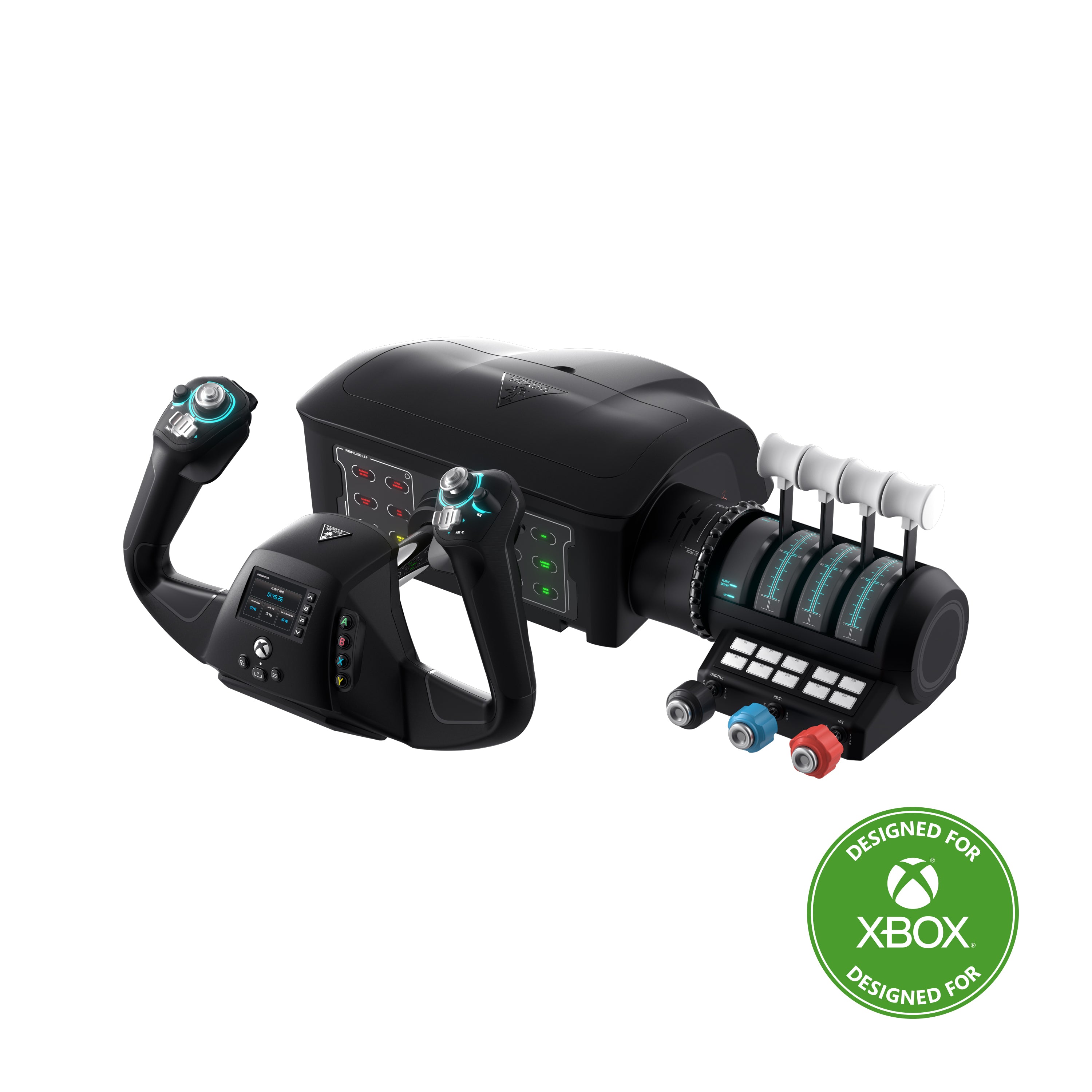 Turtle Beach – VelocityOne Flight Universal Control System for Flight Simulation on Xbox Series X | S, Xbox One and Windows PCs – Black