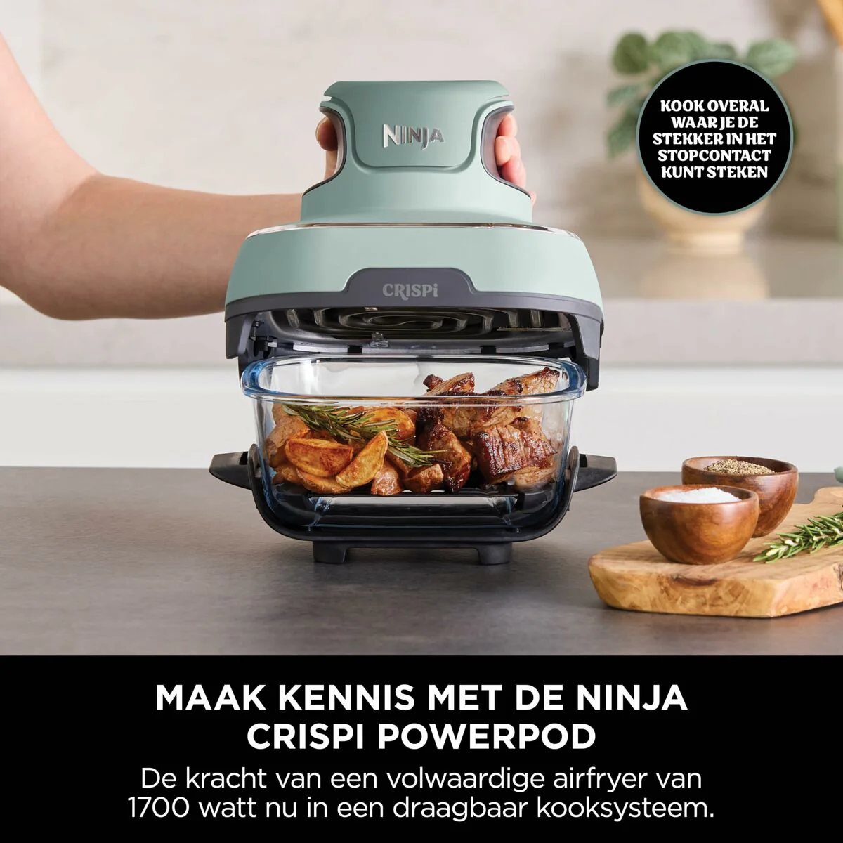 Luftfritös NINJA CRISPI Grön 1700 W 3,8 L