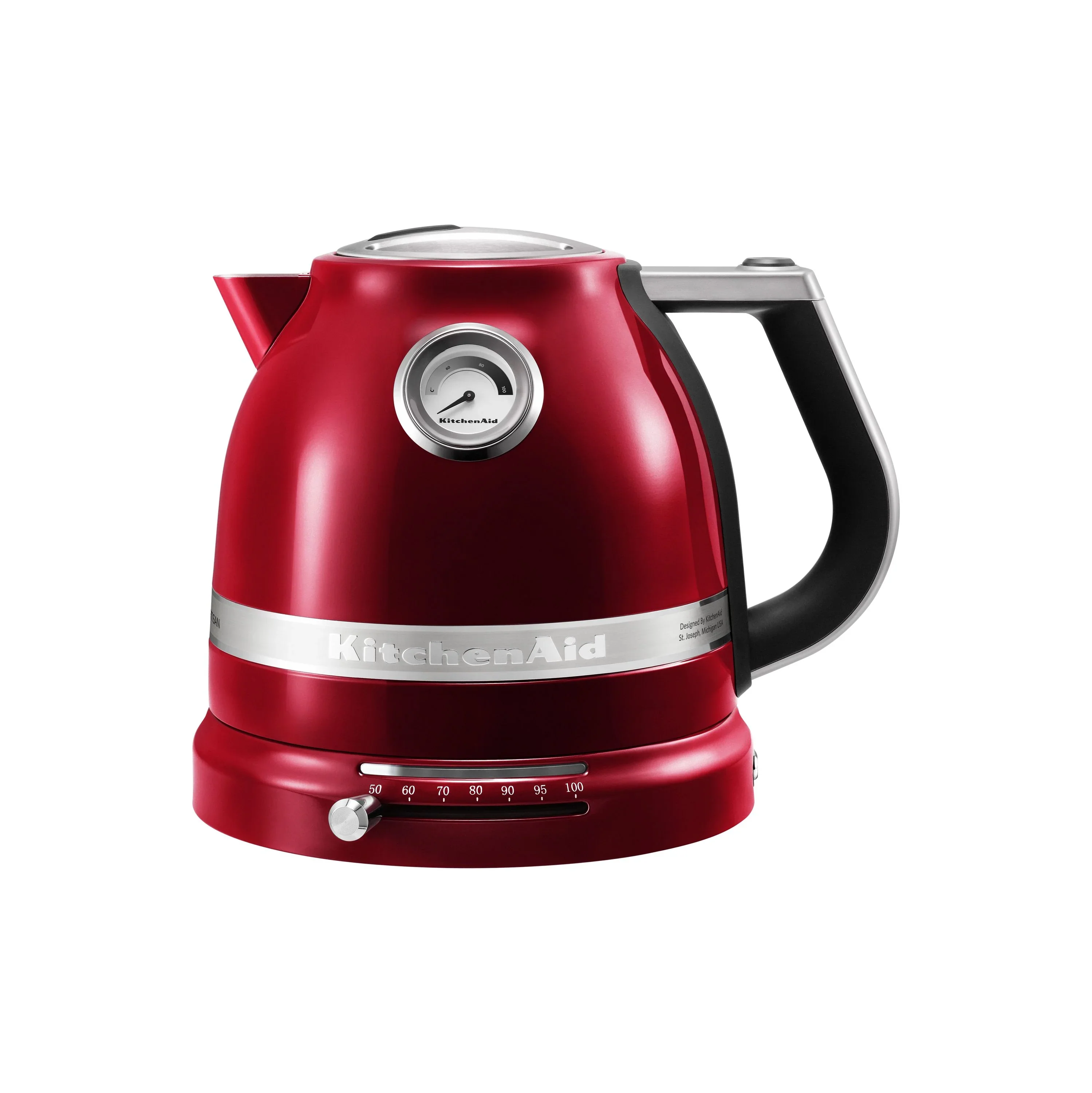 2025 Set de desayuno KitchenAid Artisan con hervidor 5KEK1522, tostadora de 2 ranuras 5KMT2204 y soporte para panecillos