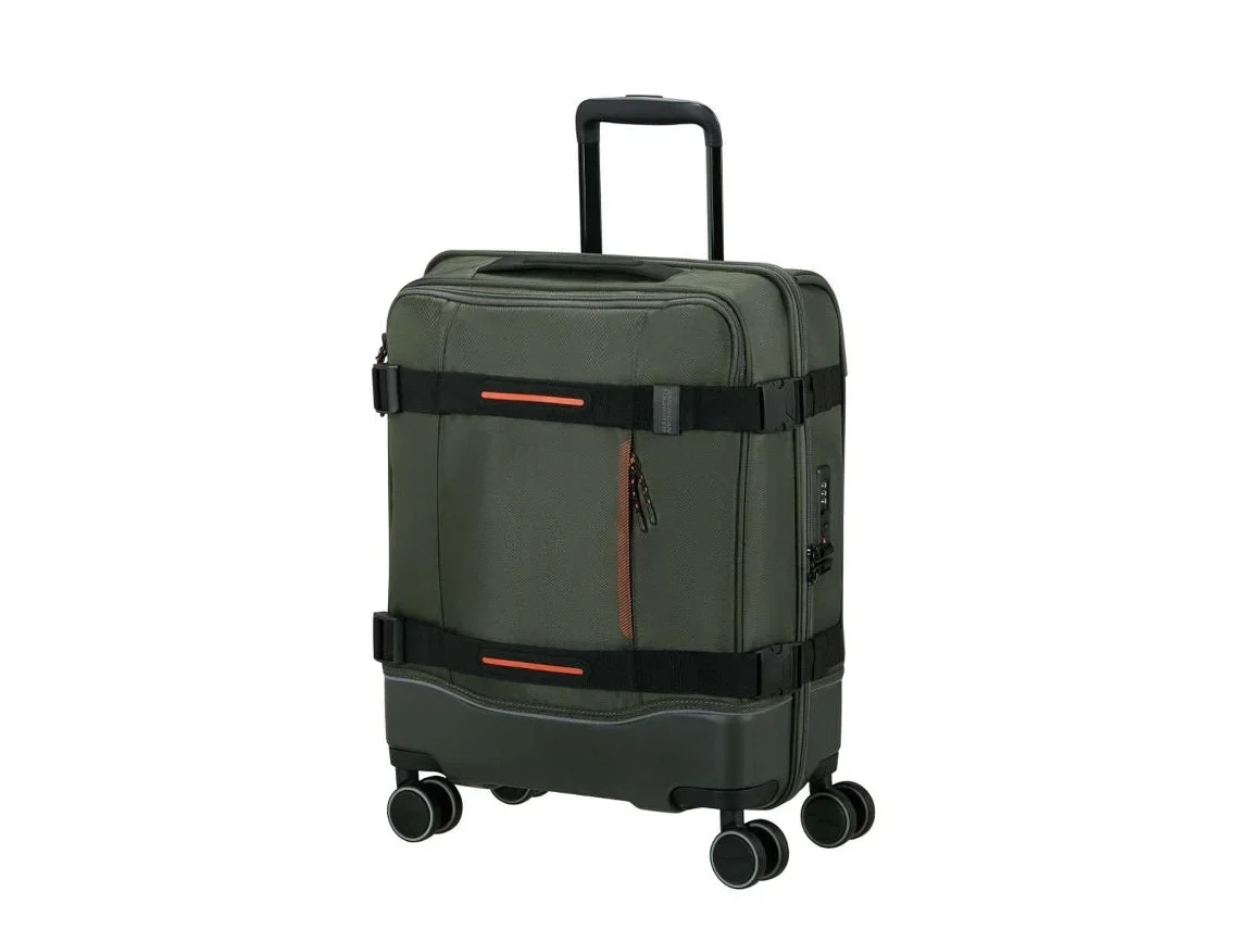 Mala De Cabina Interior Pista 55cm 4 Rodas Caqui Escuro 41.5 l American Tourister
