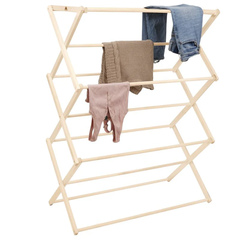 Pennsylvania Woodworks X-Large Flat Top Clothes Drying Rack: Solid Maple Hard Wood Laundry Rack for Sweaters, Blouses, Lingerie & More, Durable Folding Drying Rack, Made in USA, No Assembly Needed