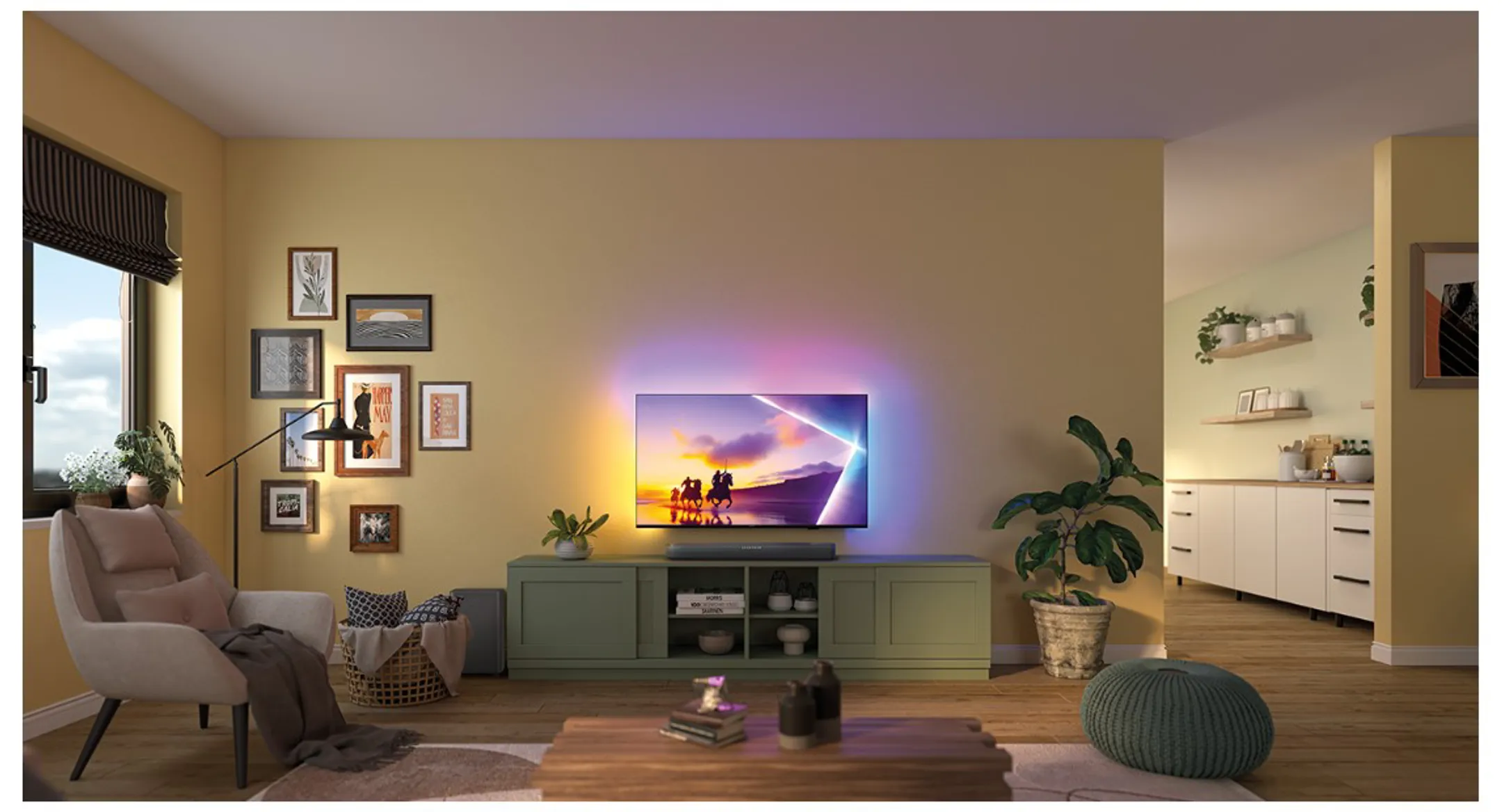 Philips Ambilight TV 50PUS8500/12 QLED 4K TV (2025) - 50 inch