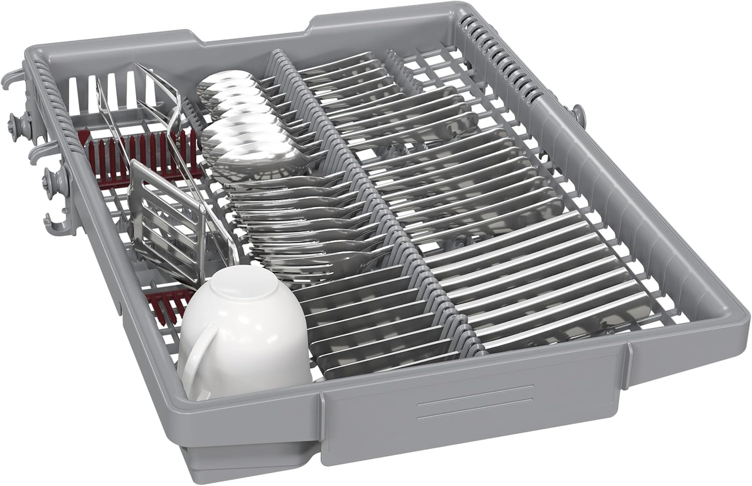NEFF S157YCX03E, N 70, Smarter Geschirrspüler Vollintegriert, 60 cm, Besteckschublade, Made in Germany, Zeolith-Trocknung, besonders leise Spülmaschine, höhenverstellbarer Oberkorb, starker Sprühdruck