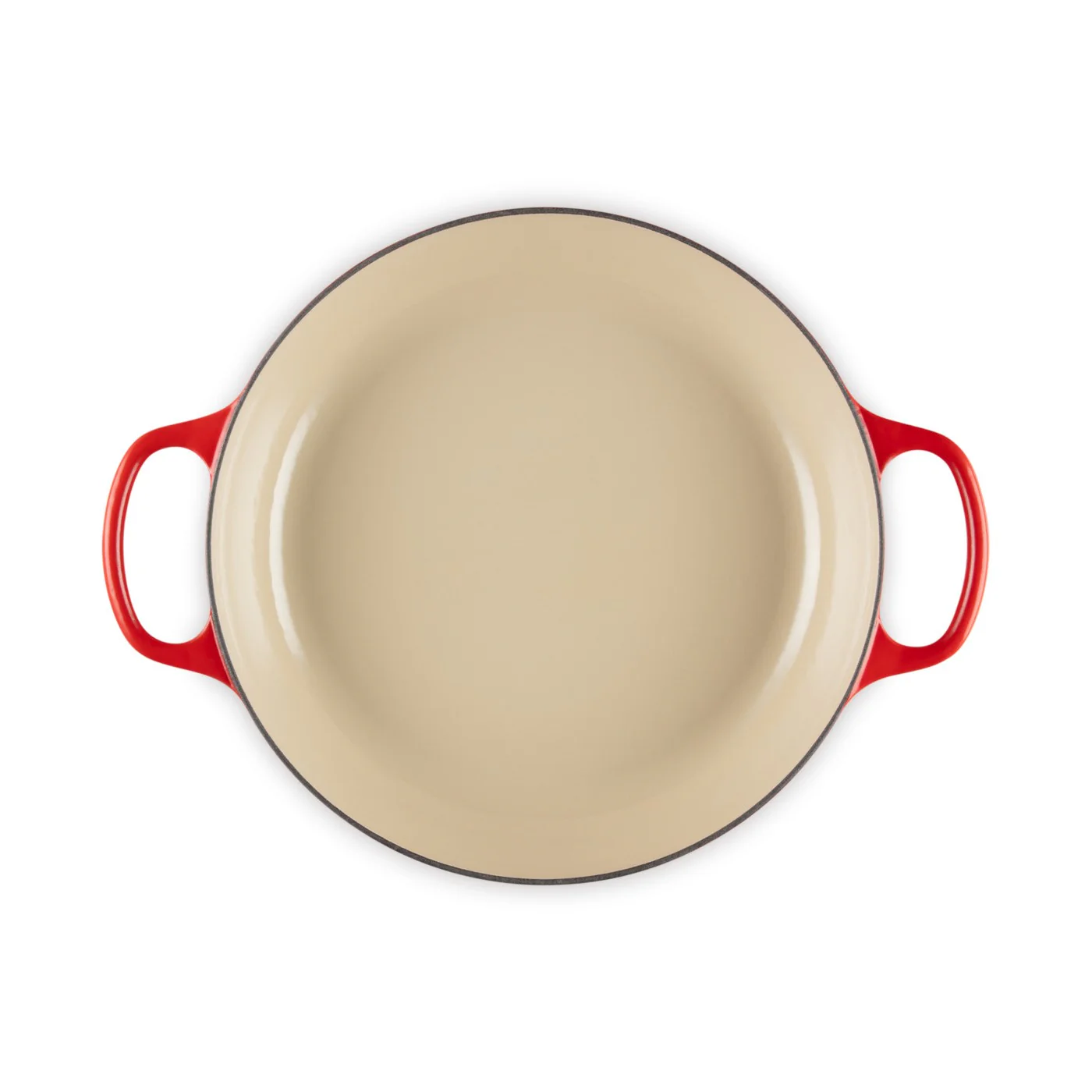 Le Creuset Pfanne Signature Gusseisen-Gourmet-Topf, Ø 30cm, Kirschrot