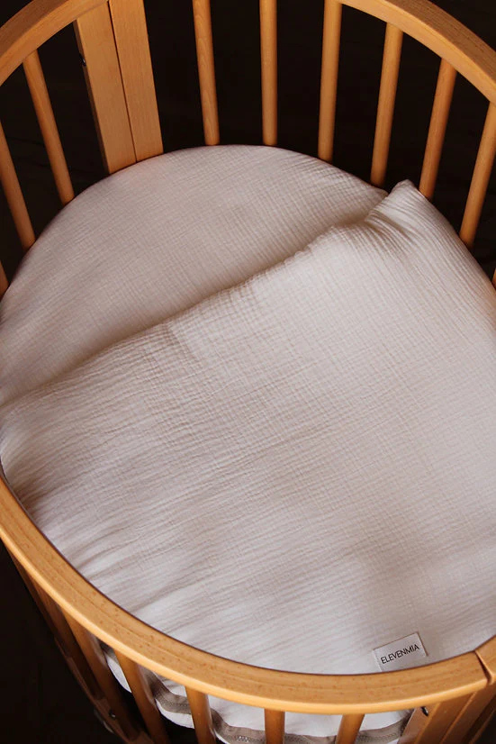 Saco Bajera de MINI CUNA Stokke Gasa Cruda