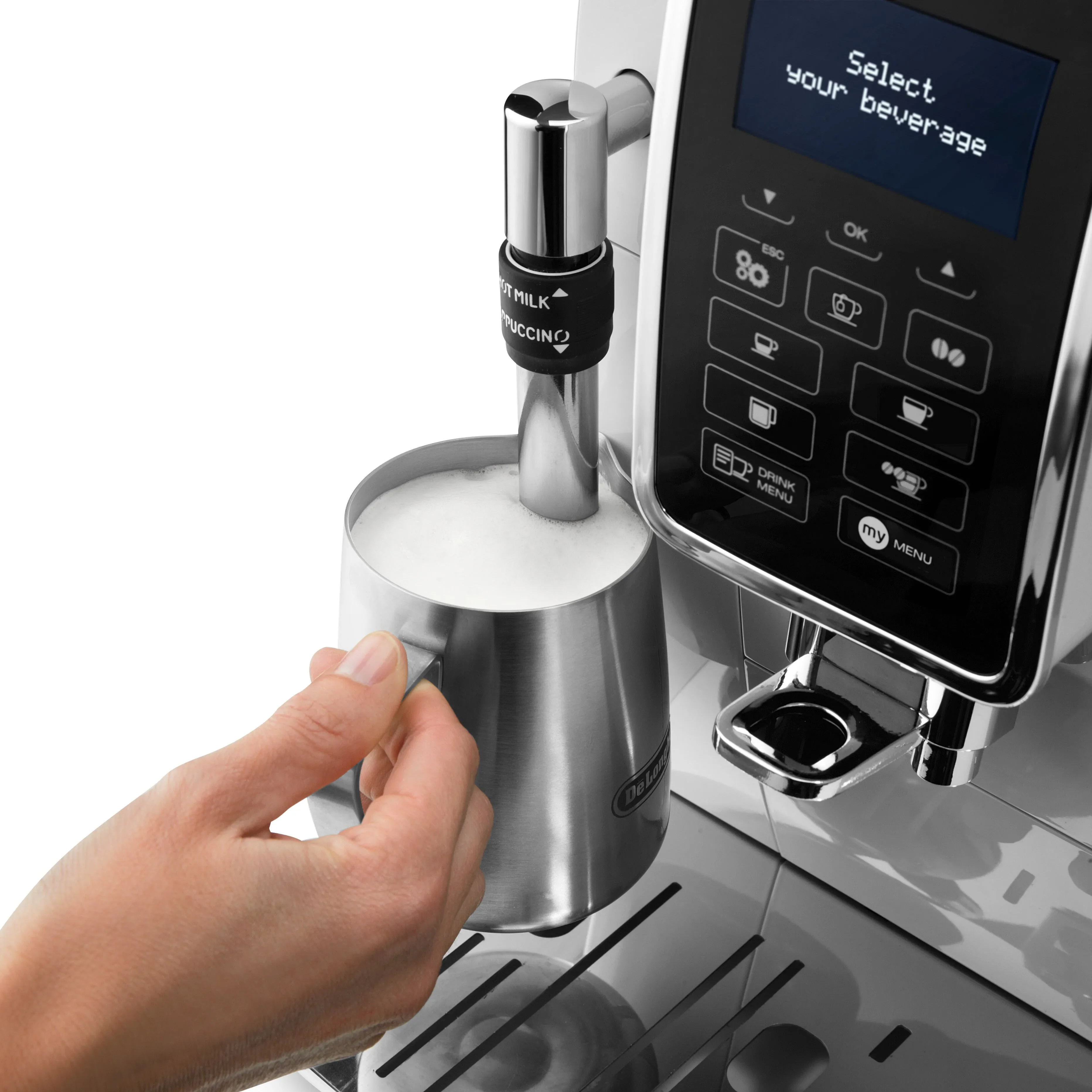 2025 DeLonghi ECAM350.35.W wit volautomatische koffiemachine