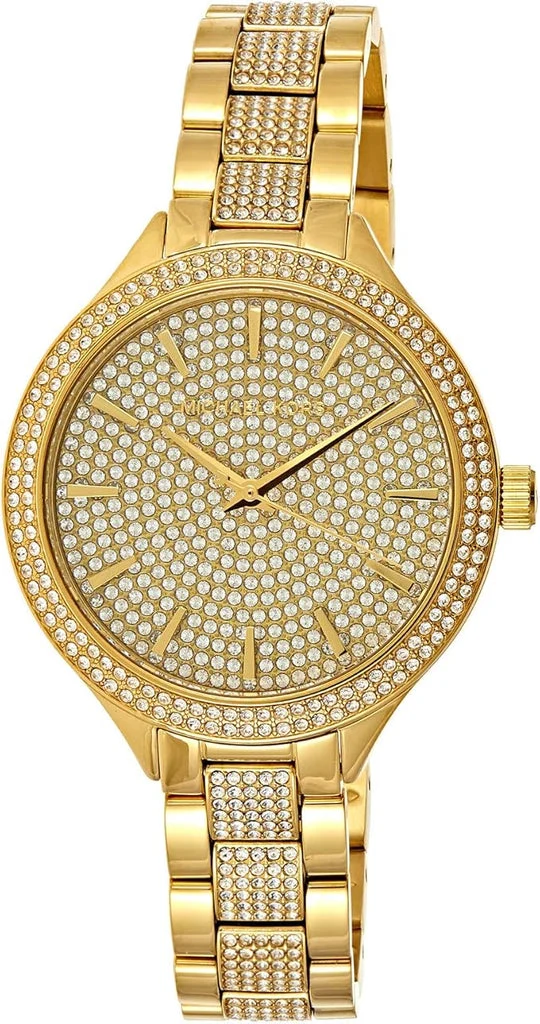 Michael Kors Slim Runway Pav�� Gold-Tone Women's Watch - MK3632