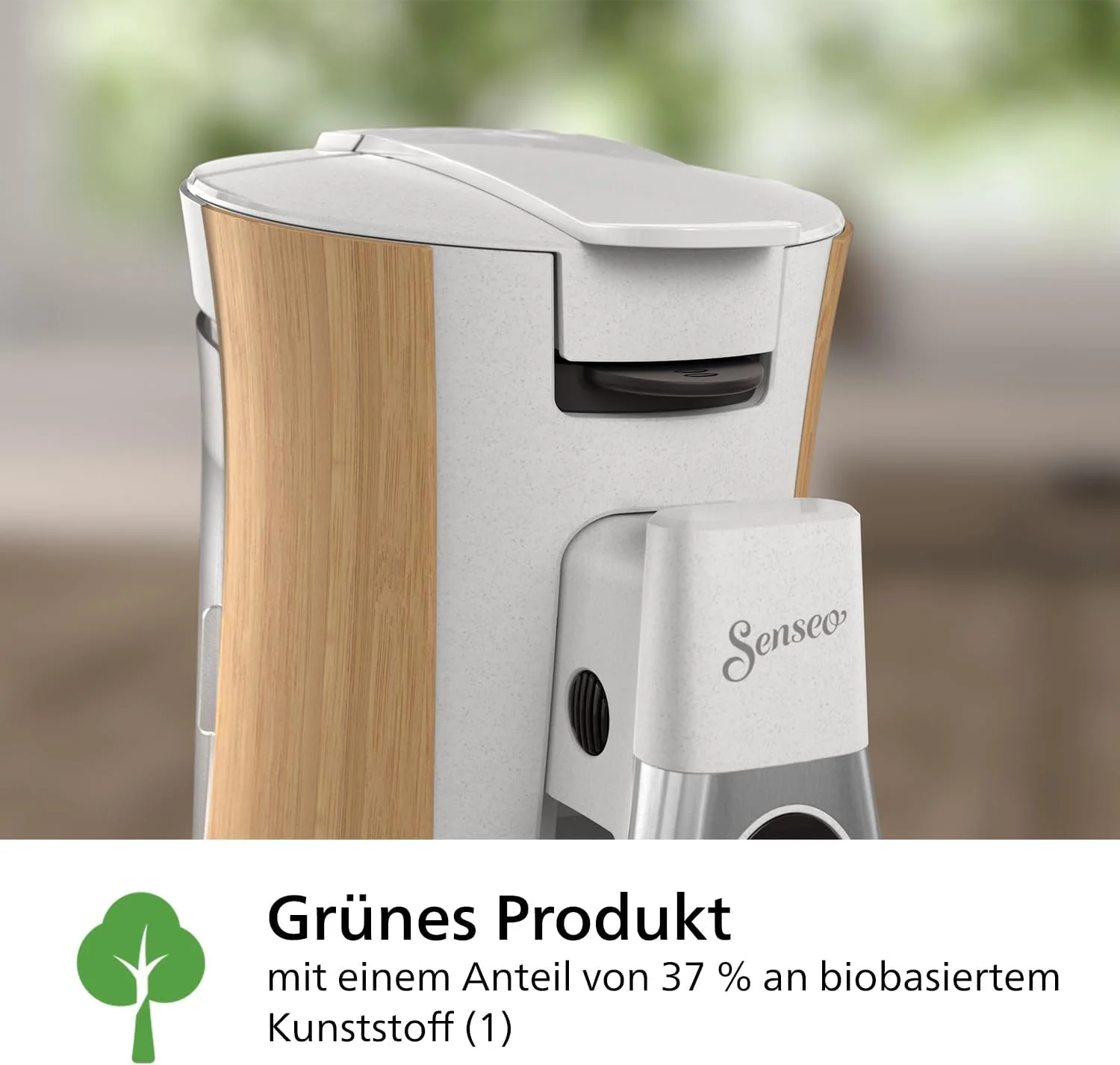 Philips Senseo Select CSA240/20 Koffiepadapparaat (koffiesterktekeuze Plus, memo-functie, van gerecycled plastic), Zwart Eco