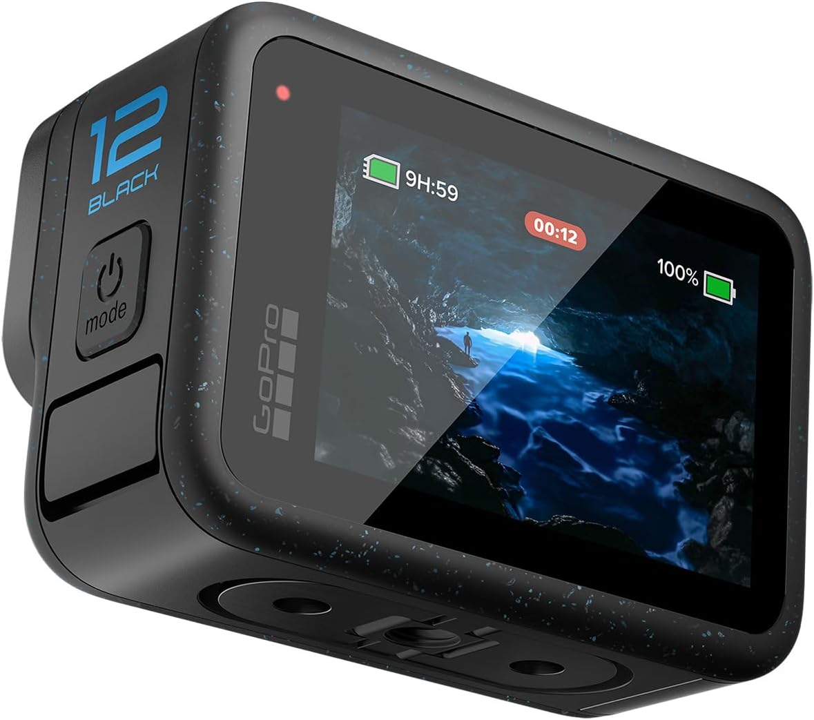 GoPro HERO12 Black - Cámara de acción a Prueba de Agua con Video 5.3K60 Ultra HD, Fotos de 27MP, HDR, Sensor de Imagen de 1/1.9