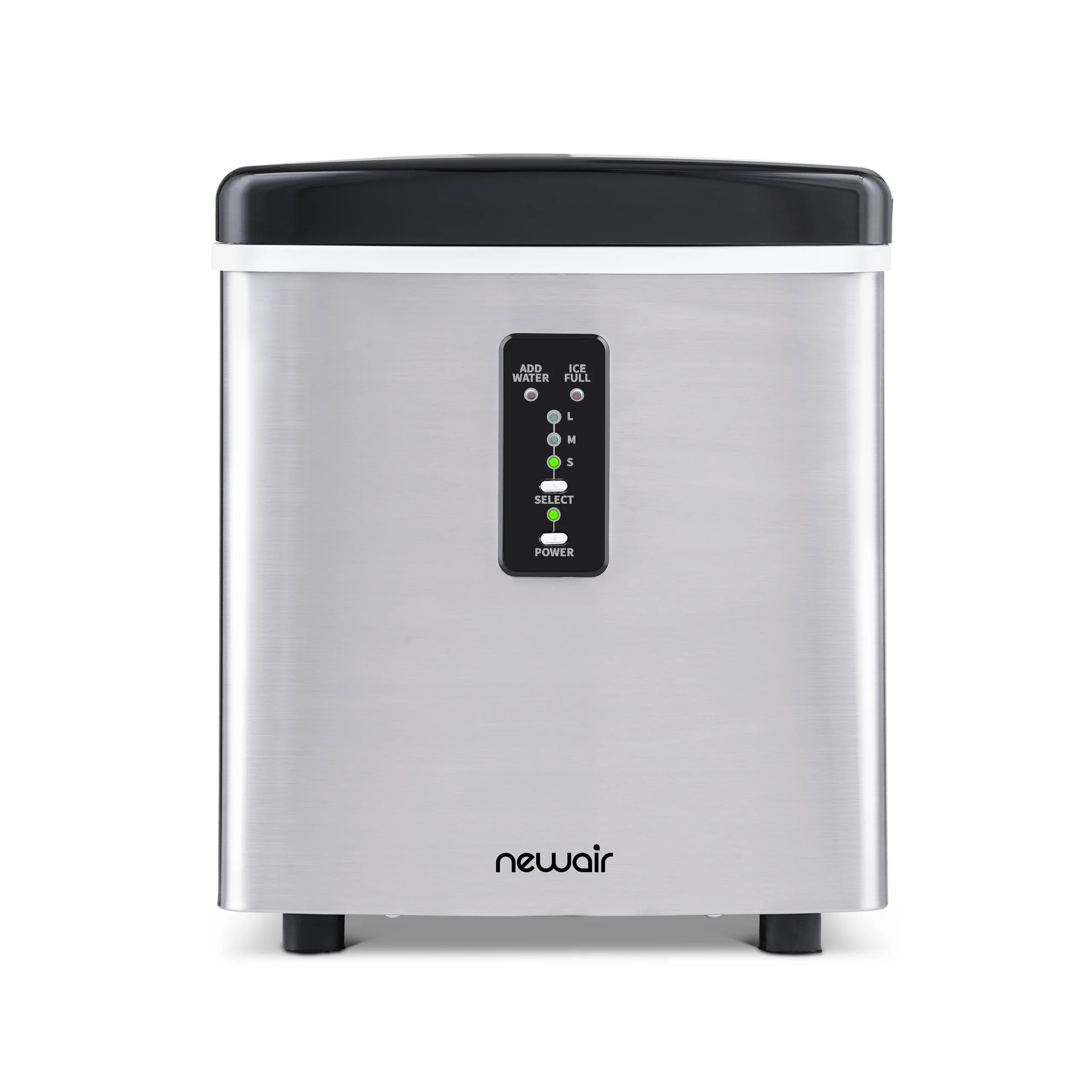 2025 Máquina de Hielo de Encimera Newair® – Cubos de Hielo en Forma de Bala