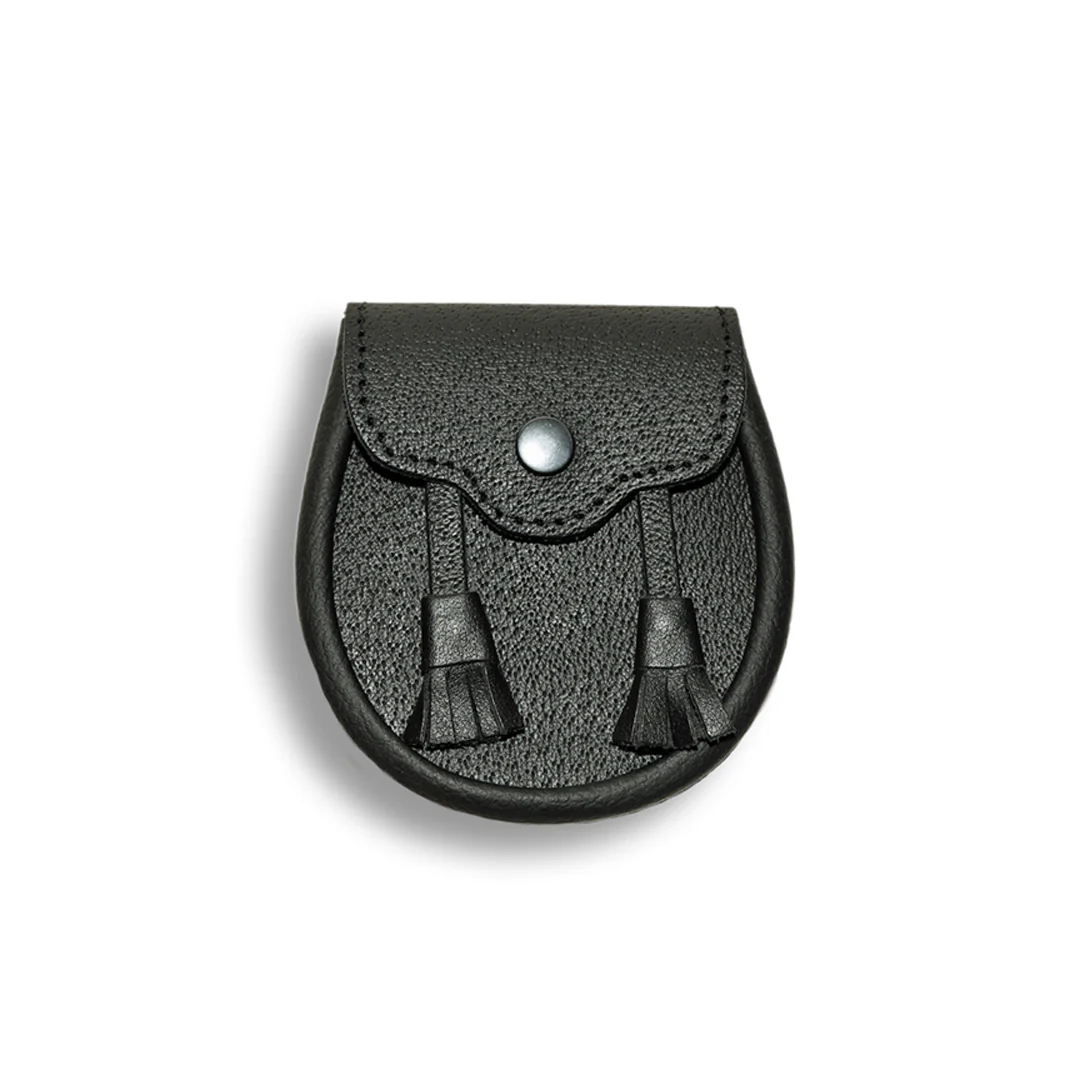 Boy's Sporran, Leather - Medium