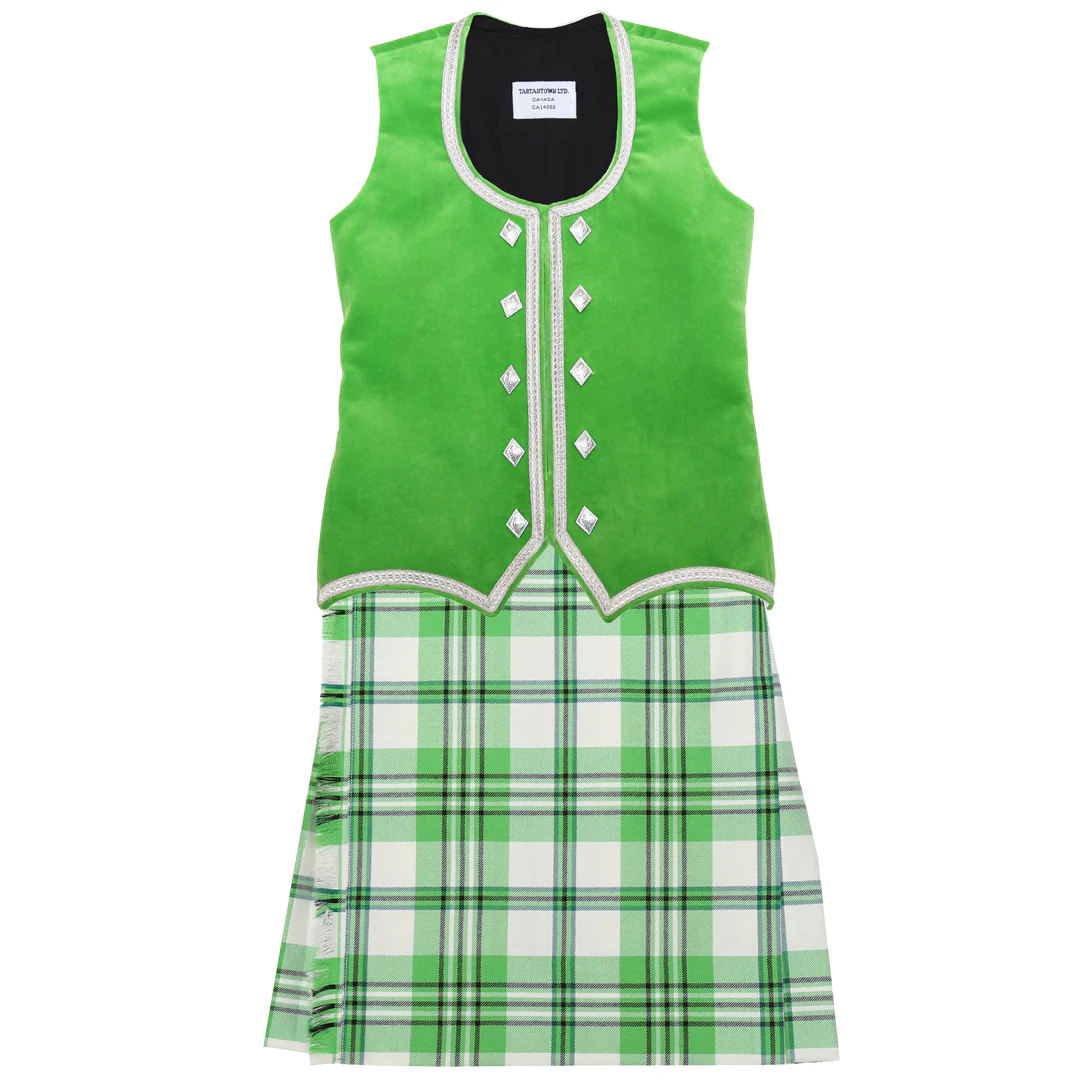 Tartan - Dress Lime Scott