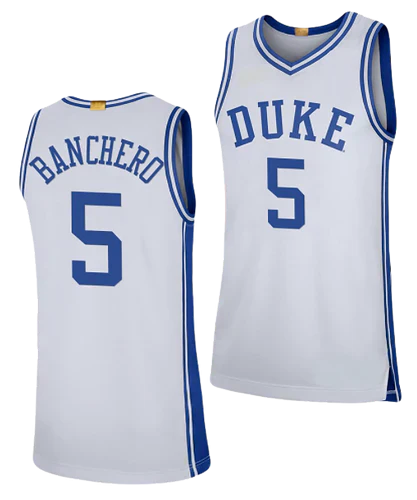 Men's #5 Paolo Banchero Duke Blue Devils College Basketball Jersey