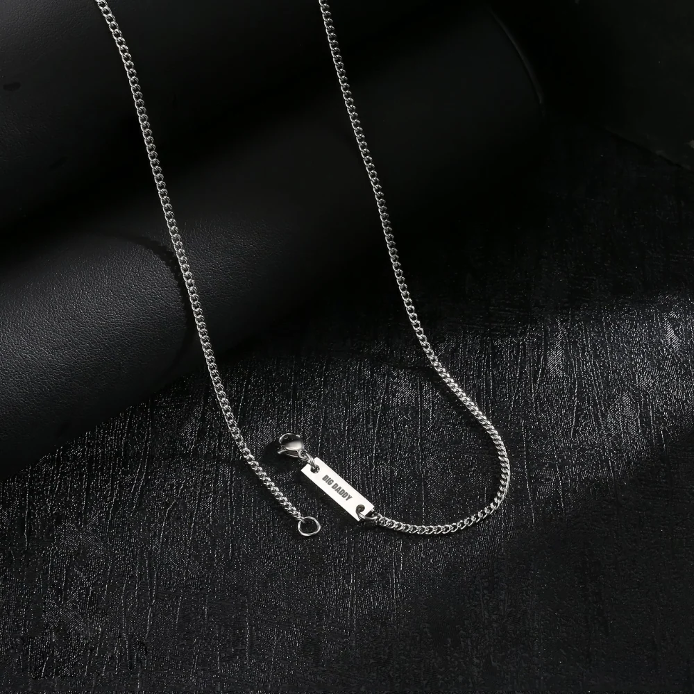 Big Daddy 2mm Cuban Silver Chain