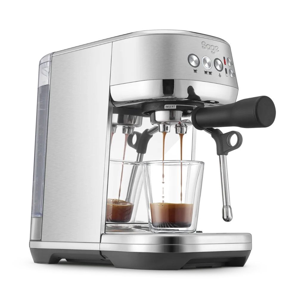 Sage The Bambino Plus Coffee Machine - Brushed Stainless Steel | SES500BSS4GUK1