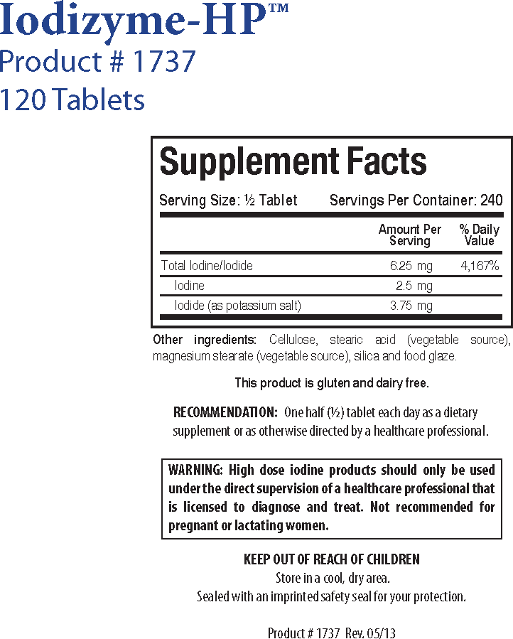 Iodizyme-HP 120 tablets
